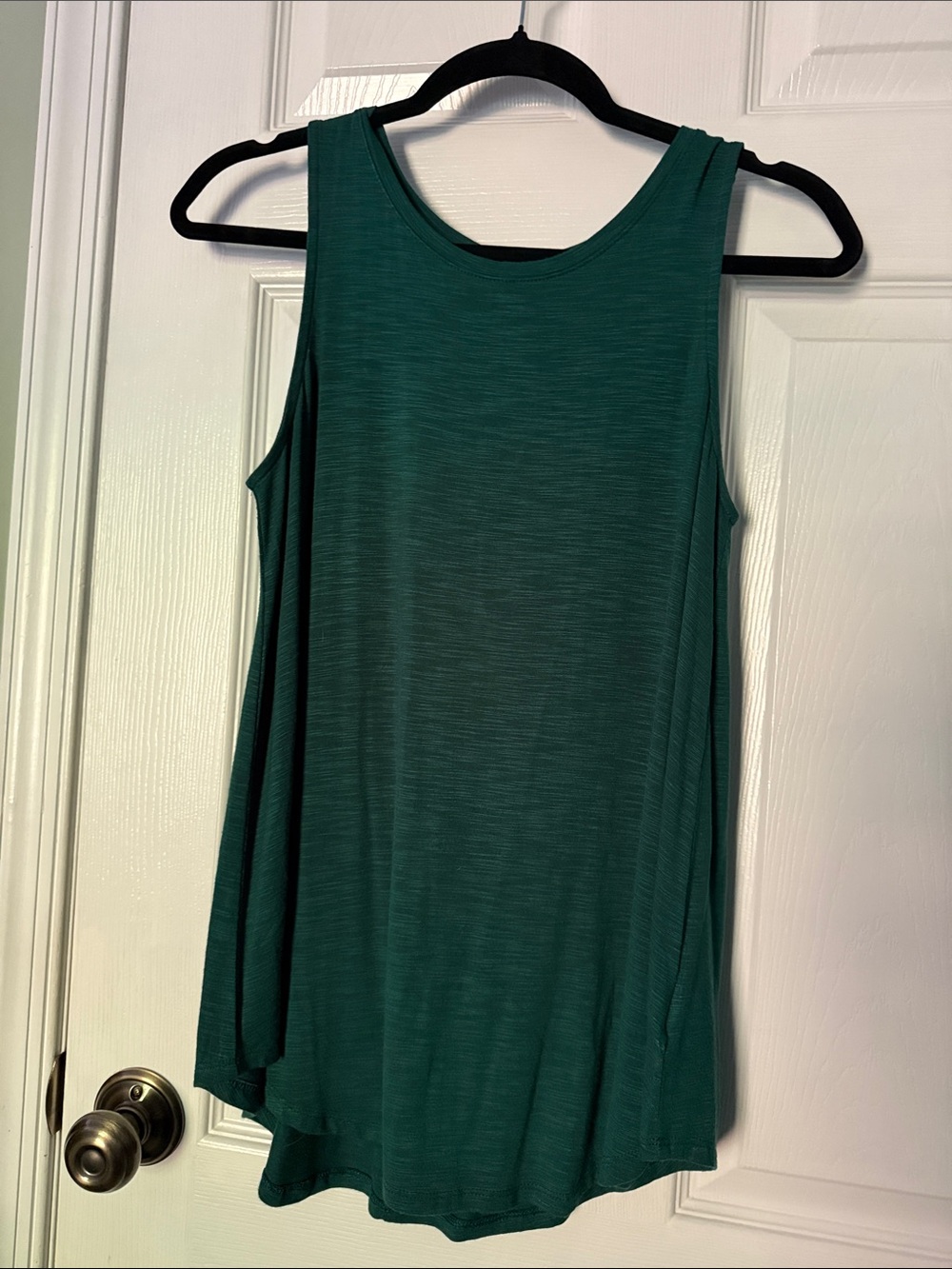 Sleeveless Green Swing Tank Top